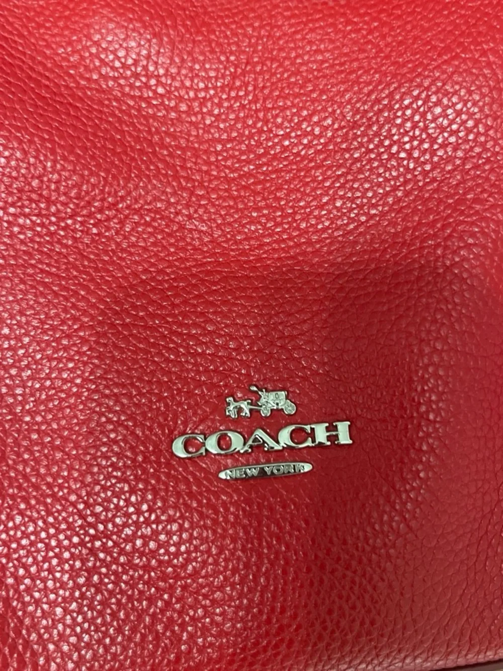 Coach pebbled leather